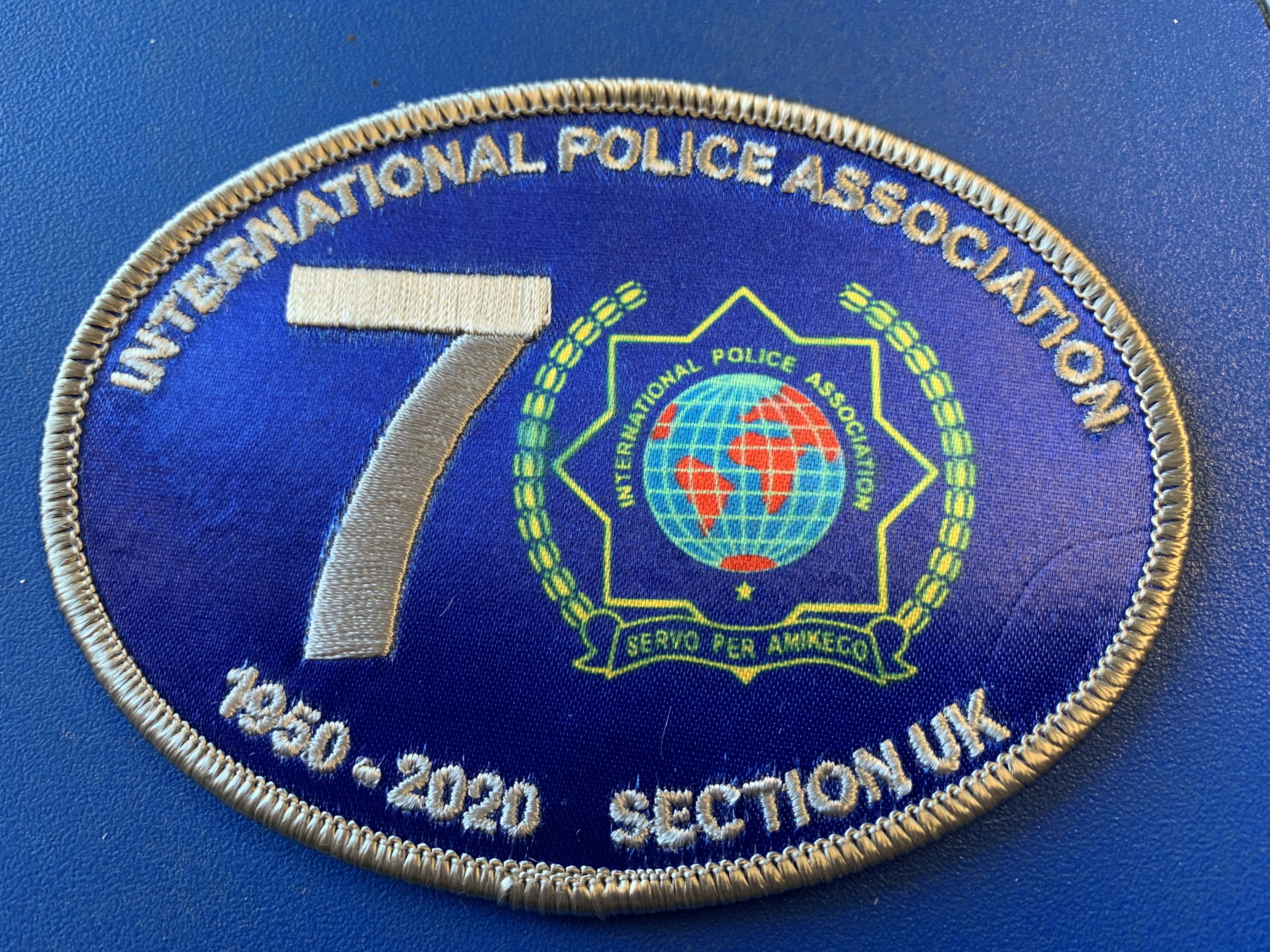 70th Anniversary Sew on Patch
