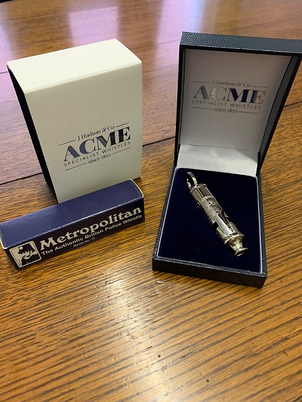 Authentic British Police Whistle